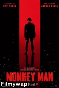 Monkey Man (2024) Hollywood Hindi Dubbed poster