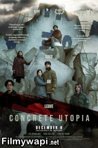 Concrete Utopia (2023) Korean Hindi Dubbed poster