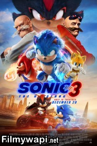 Sonic The Hedgehog 3 (2024) Hollywood Hindi Dubbed poster