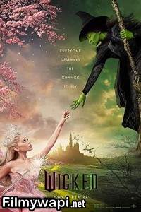 Wicked (2024) Hollywood Hindi Dubbed poster