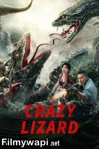 Crazy Lizard (2024) Hollywood Hindi Dubbed poster