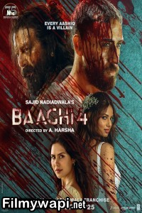 Baaghi 4 (2025) Hindi Movie poster