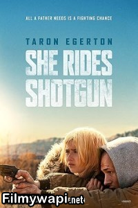 She Rides Shotgun (2025) Hollywood Hindi Dubbed poster