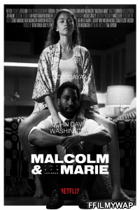 Malcolm And Marie (2021) Hindi Dubbed poster
